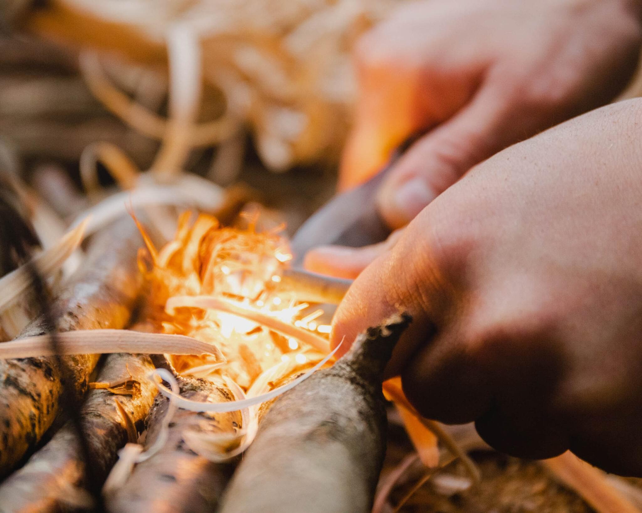 ブッシュクラフト 火起こし メタルマッチ
